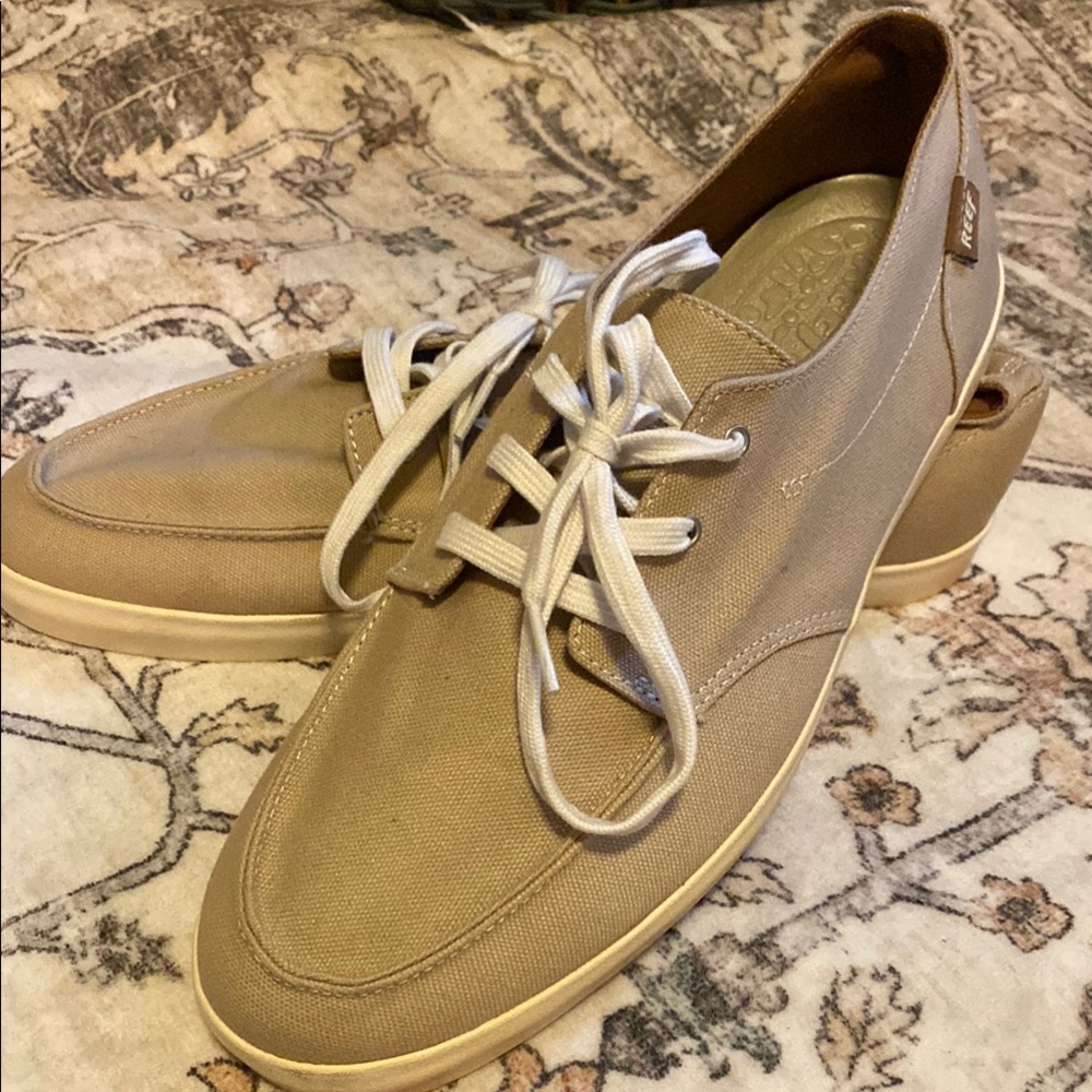 Reef Tan Canvas Men's Shoes